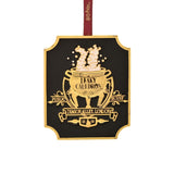 Harry Potter Leaky Cauldron Metal Epoxy Decoration - Black & Gold