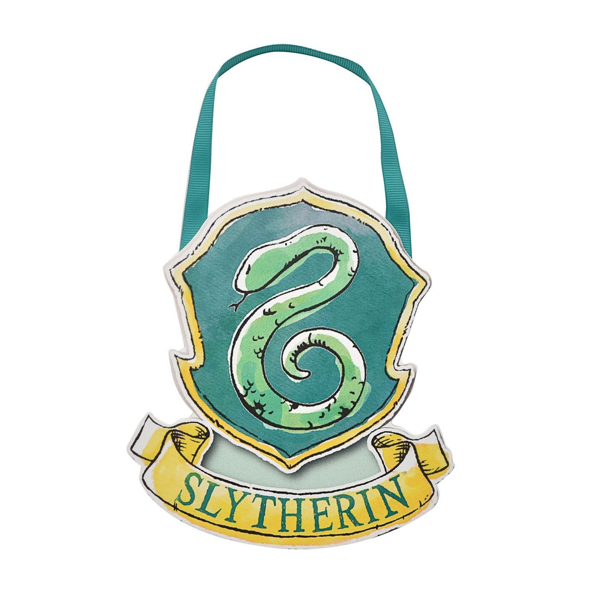 Harry Potter Set of 4 Hanging House Crest Plaques on Ribbons