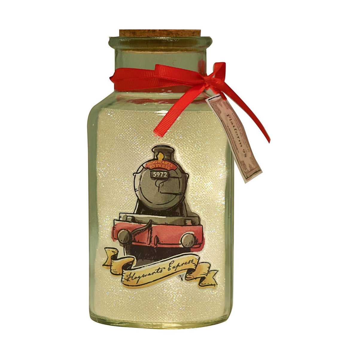 Harry Potter Hogwarts Express Jar Light-Up Decoration - Silver
