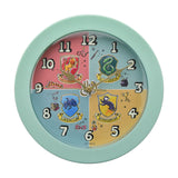 Harry Potter Four House Crests Round Wall Clock - Turquoise