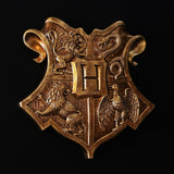Harry Potter Hogwarts Crest Shield Resin Wall Art - Gold