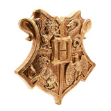 Harry Potter Hogwarts Crest Shield Resin Wall Art - Gold