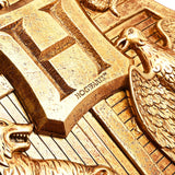 Harry Potter Hogwarts Crest Shield Resin Wall Art - Gold