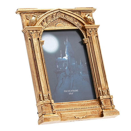 Harry Potter Hogwarts Easel Resin Photo Frame 6 x 4in - Gold