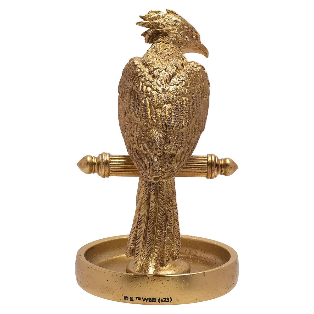 Harry Potter Fawkes Phoenix Jewellery Stand with Dish - Gold