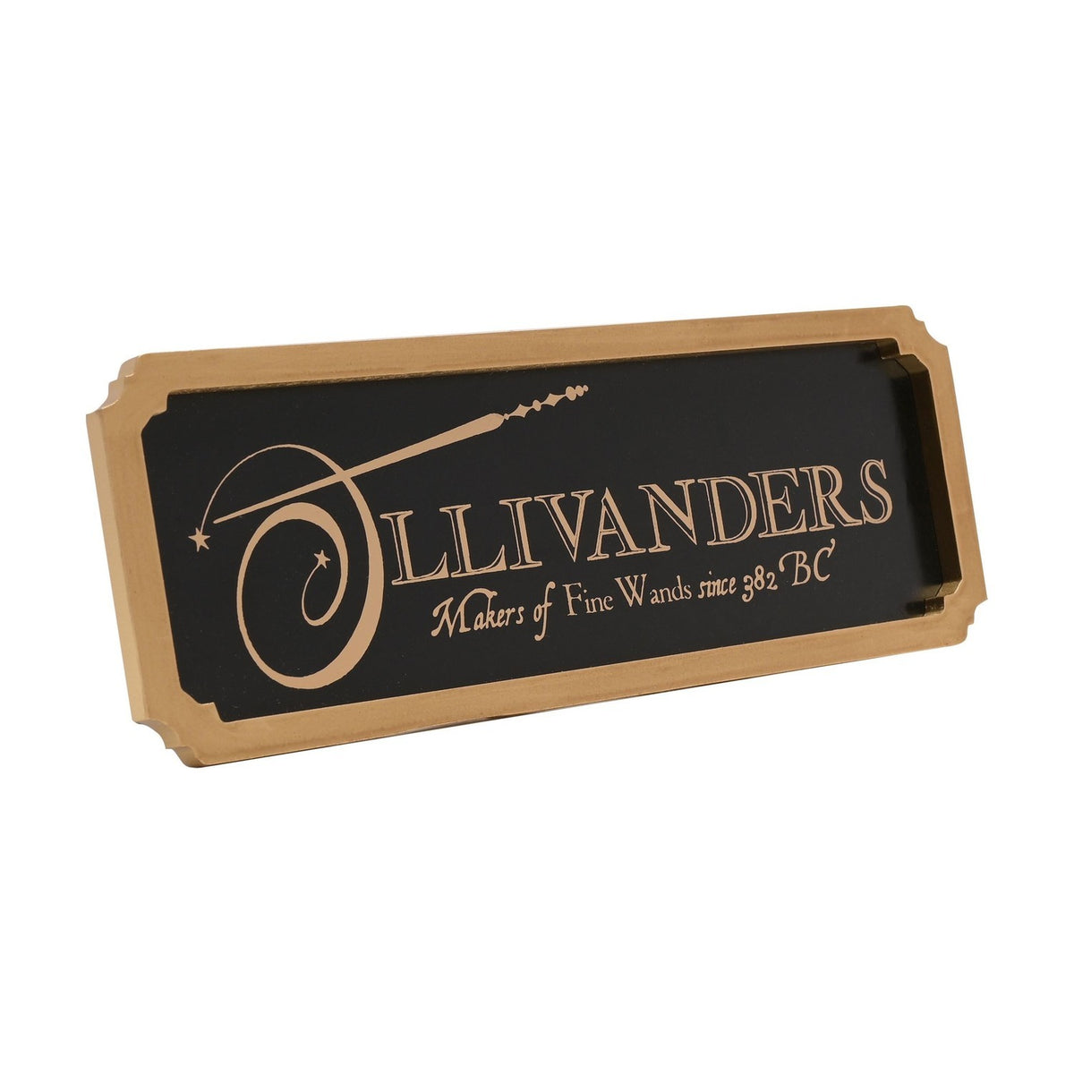 Harry Potter Ollivanders Shop Sign Printed Plaque - Black