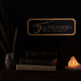 Harry Potter Ollivanders Shop Sign Printed Plaque - Black