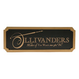 Harry Potter Ollivanders Shop Sign Printed Plaque - Black