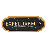 Harry Potter Expelliarmus Disarming Charm Spell Plaque - Black