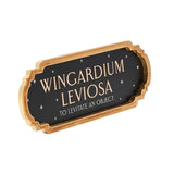 Harry Potter Wingardium Leviosa Starry Spell Plaque - Black