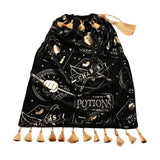 Harry Potter Hogwarts Spells Drawstring Sack - Black & Gold