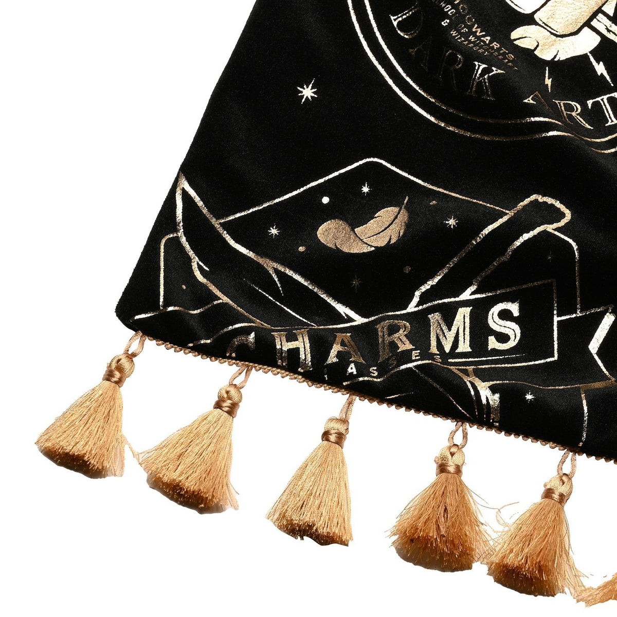 Harry Potter Hogwarts Spells Drawstring Sack - Black & Gold
