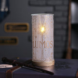 Harry Potter Lumos Glass Tube Light-Up Decoration - Clear & Gold