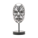 Harry Potter Death Eater Mask Figurine with Stand - Silver