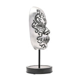 Harry Potter Death Eater Mask Figurine with Stand - Silver