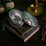 Harry Potter Nagini Coiled Snake Resin Trinket Box - Silver