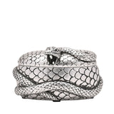 Harry Potter Nagini Coiled Snake Resin Trinket Box - Silver