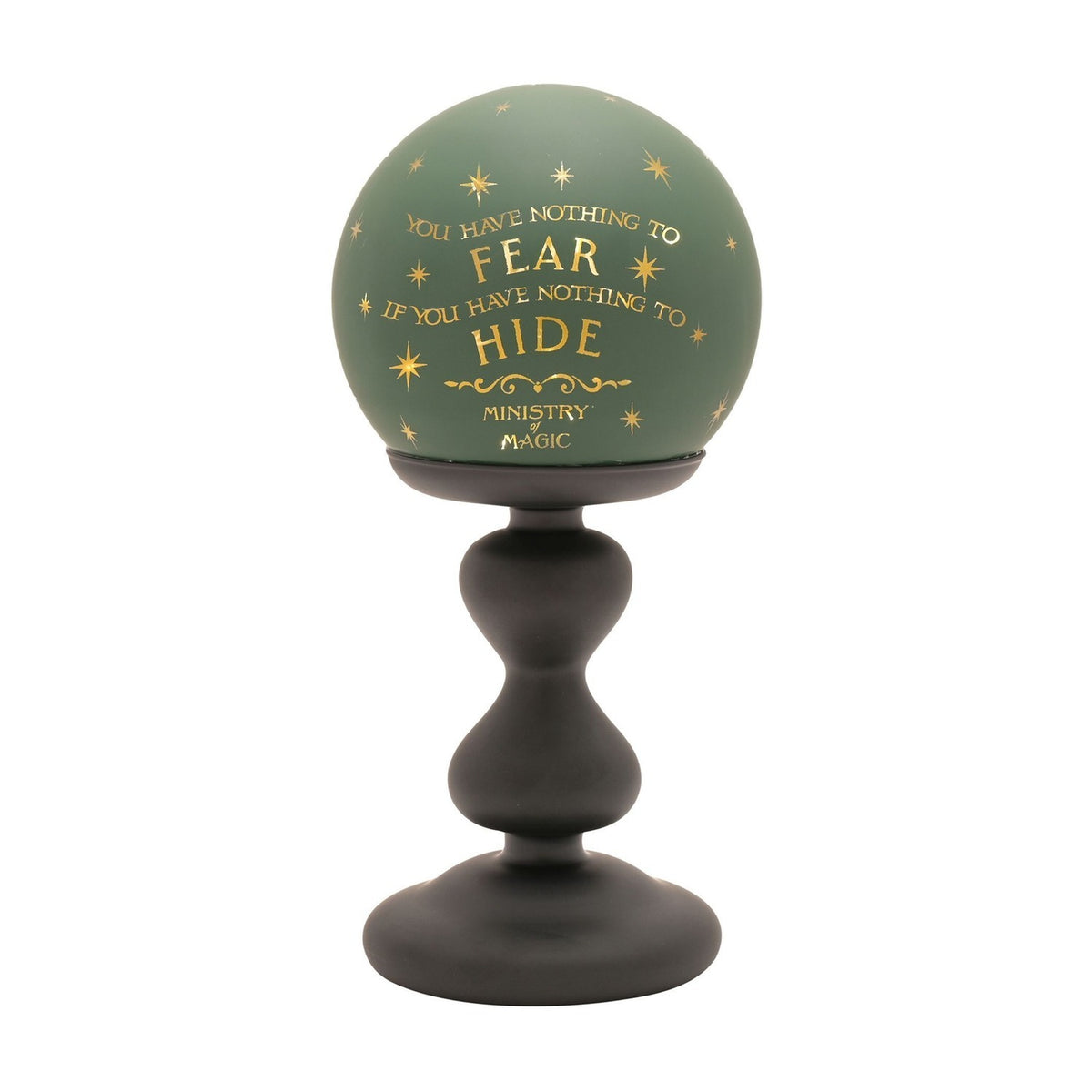 Harry Potter Ministry of Magic Glass Light-Up Decoration - Green