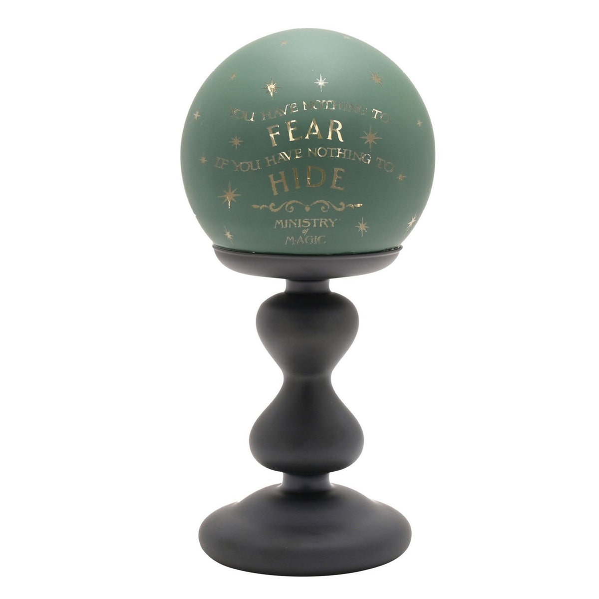 Harry Potter Ministry of Magic Glass Light-Up Decoration - Green