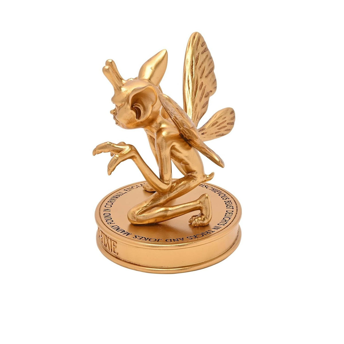 Harry Potter Winged Cornish Pixie Resin Figurine - Gold