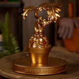 Harry Potter Potted Mandrake Resin Figurine with Base - Gold