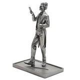 Joker in Tailcoat Metallic Effect Resin Figurine - Silver