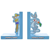Looney Tunes Bugs Bunny and Lola Wooden Bookends - Sky Blue