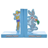 Looney Tunes Bugs Bunny and Lola Wooden Bookends - Sky Blue