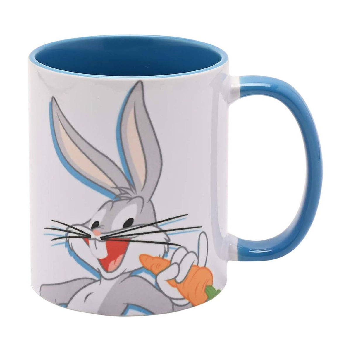 Looney Tunes Bugs Bunny Stoneware Mug 11oz - White & Blue