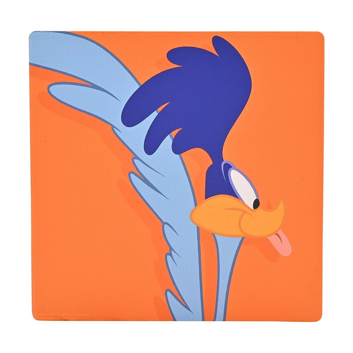 Looney Tunes Road Runner Ceramic & Cork Finish Coaster - Orange