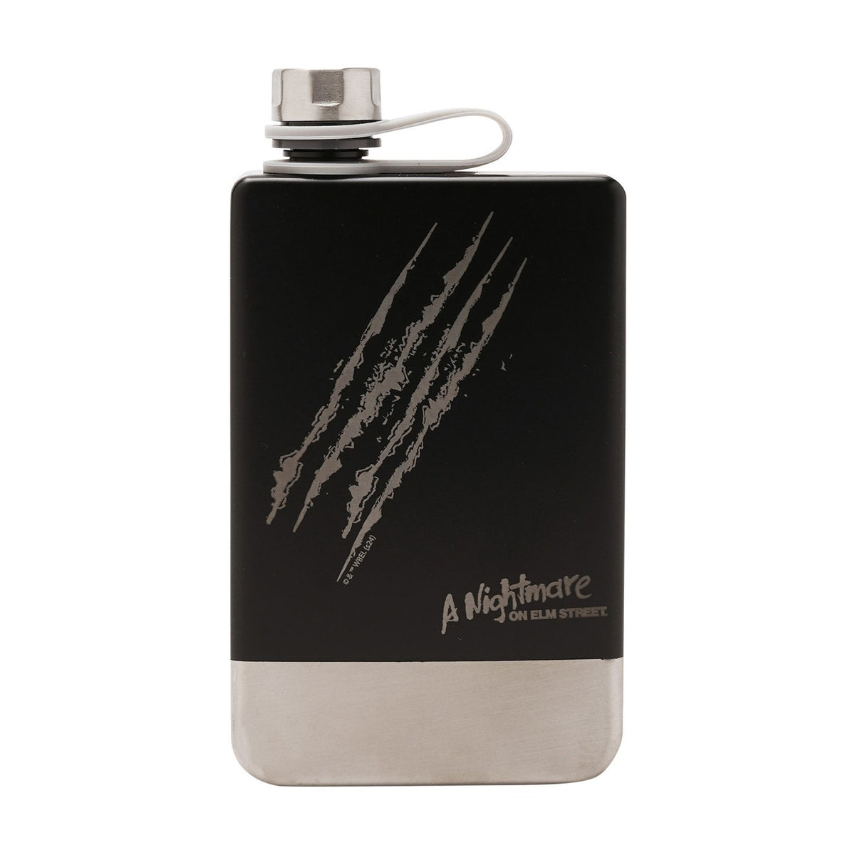 Nightmare on Elm Street Slash Metal Hip Flask 8oz - Black