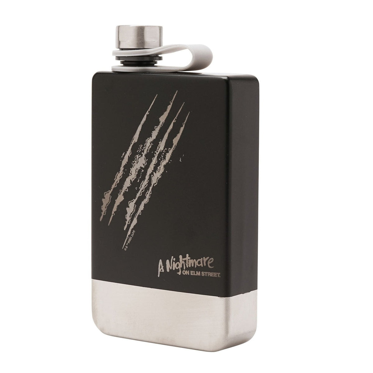 Nightmare on Elm Street Slash Metal Hip Flask 8oz - Black