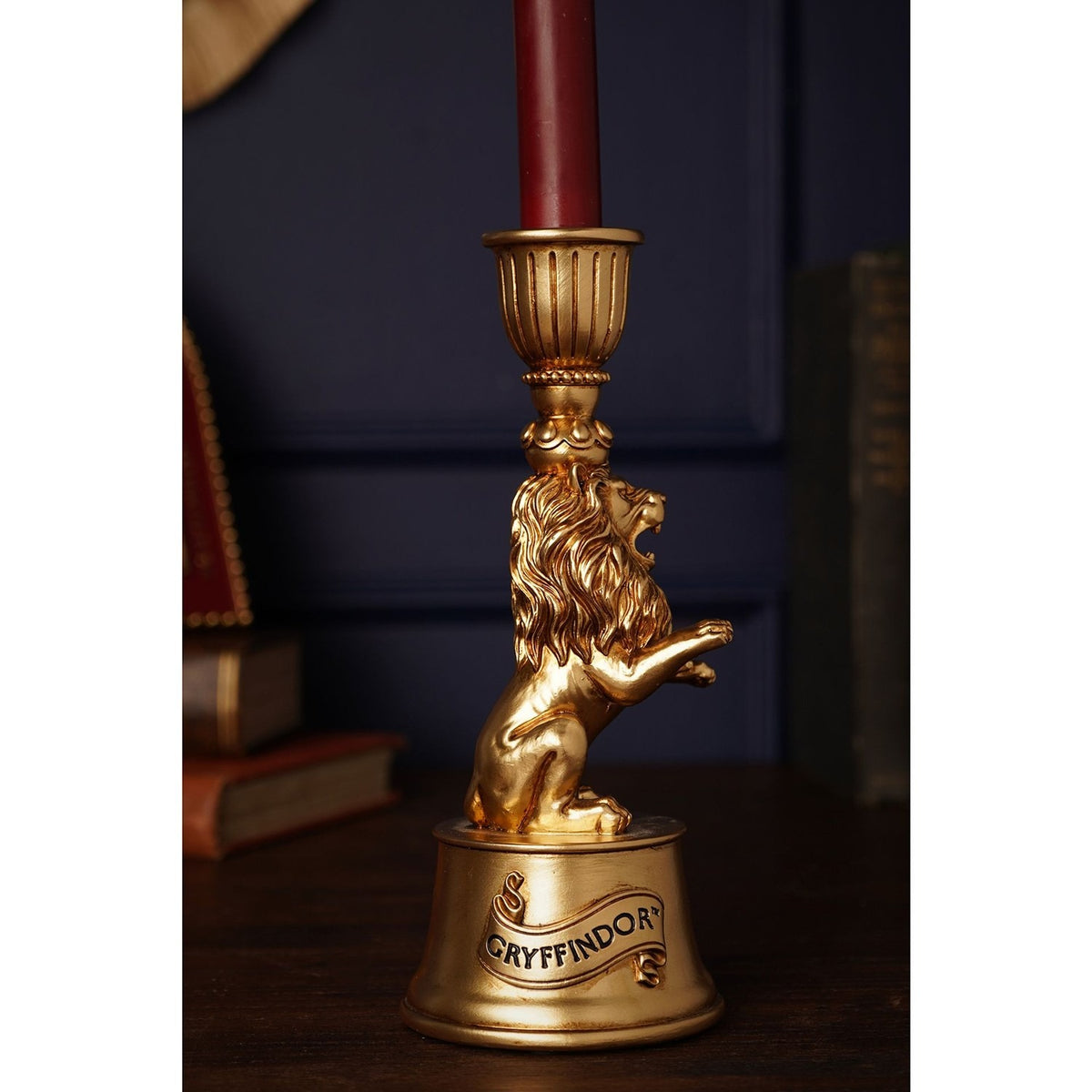 Harry Potter Gryffindor Lion 3D Resin Candle Holder - Gold