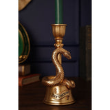 Harry Potter Slytherin Snake 3D Resin Candle Holder - Gold