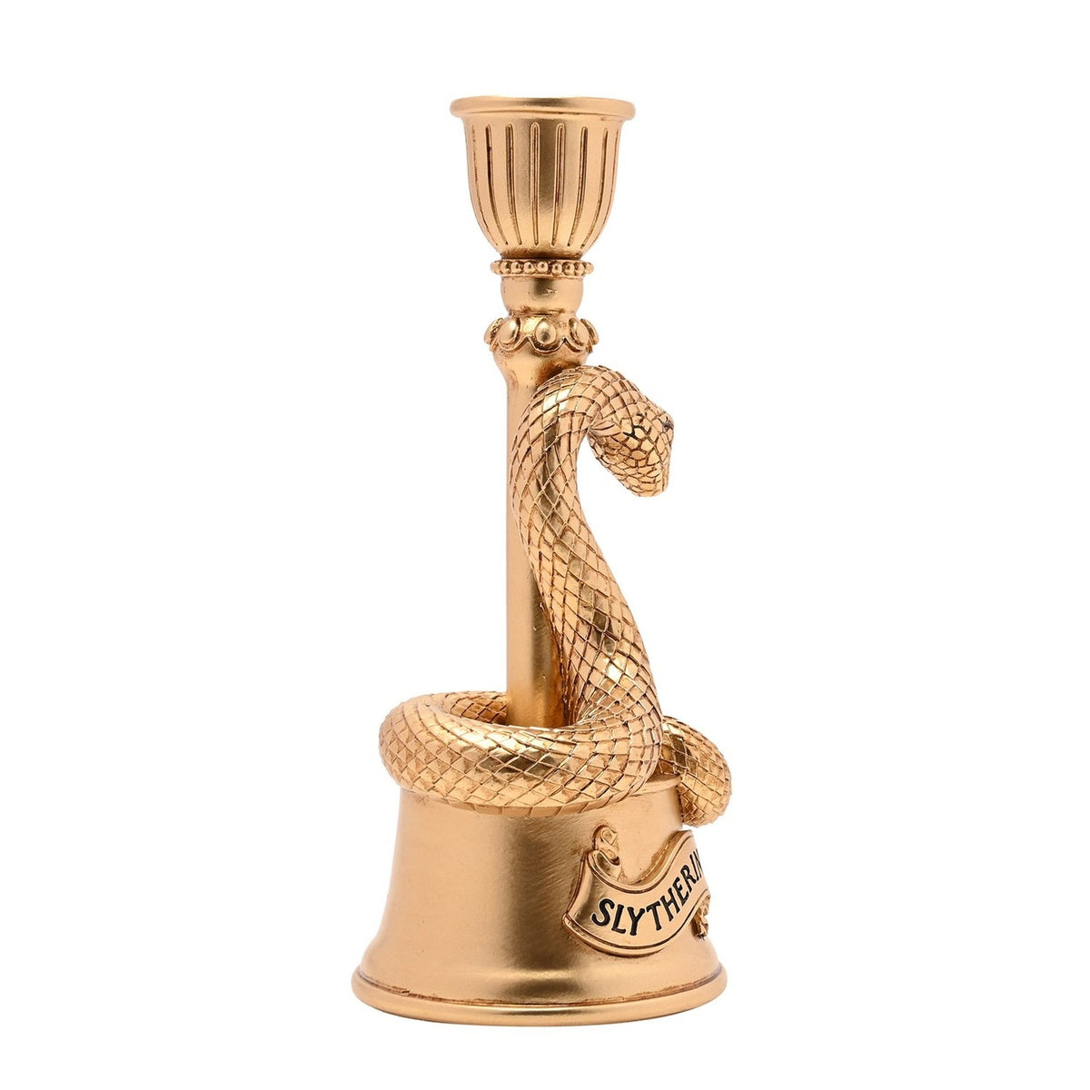 Harry Potter Slytherin Snake 3D Resin Candle Holder - Gold