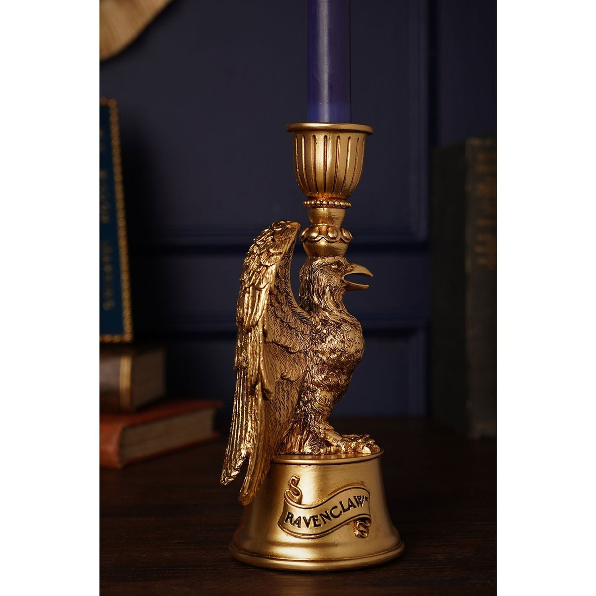 Harry Potter Ravenclaw Raven 3D Resin Candle Holder - Gold