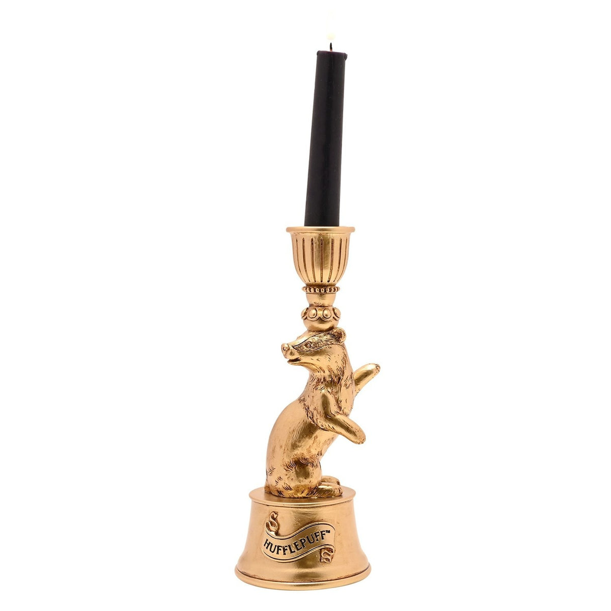 Harry Potter Hufflepuff Badger 3D Resin Candle Holder - Gold