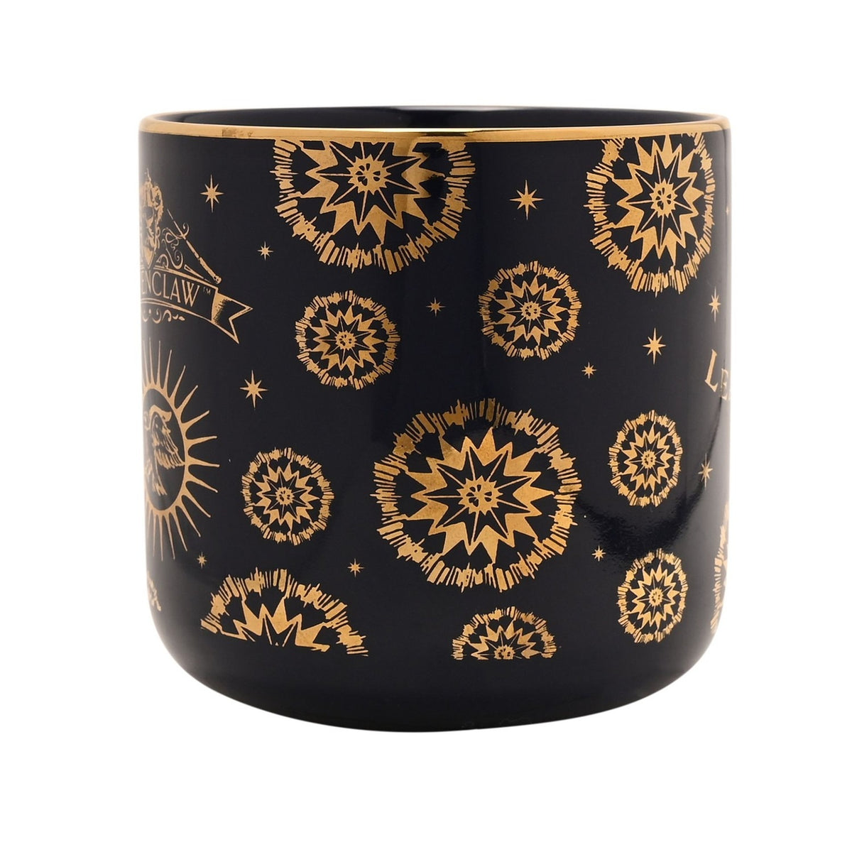 Harry Potter Ornate Ravenclaw House Porcelain Mug - Blue & Gold