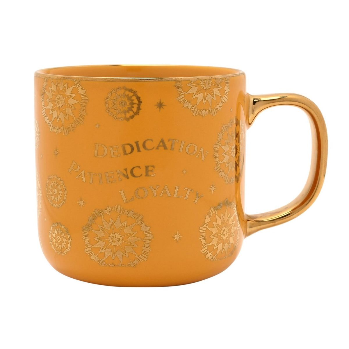 Harry Potter Ornate Hufflepuff House Mug - Yellow & Gold
