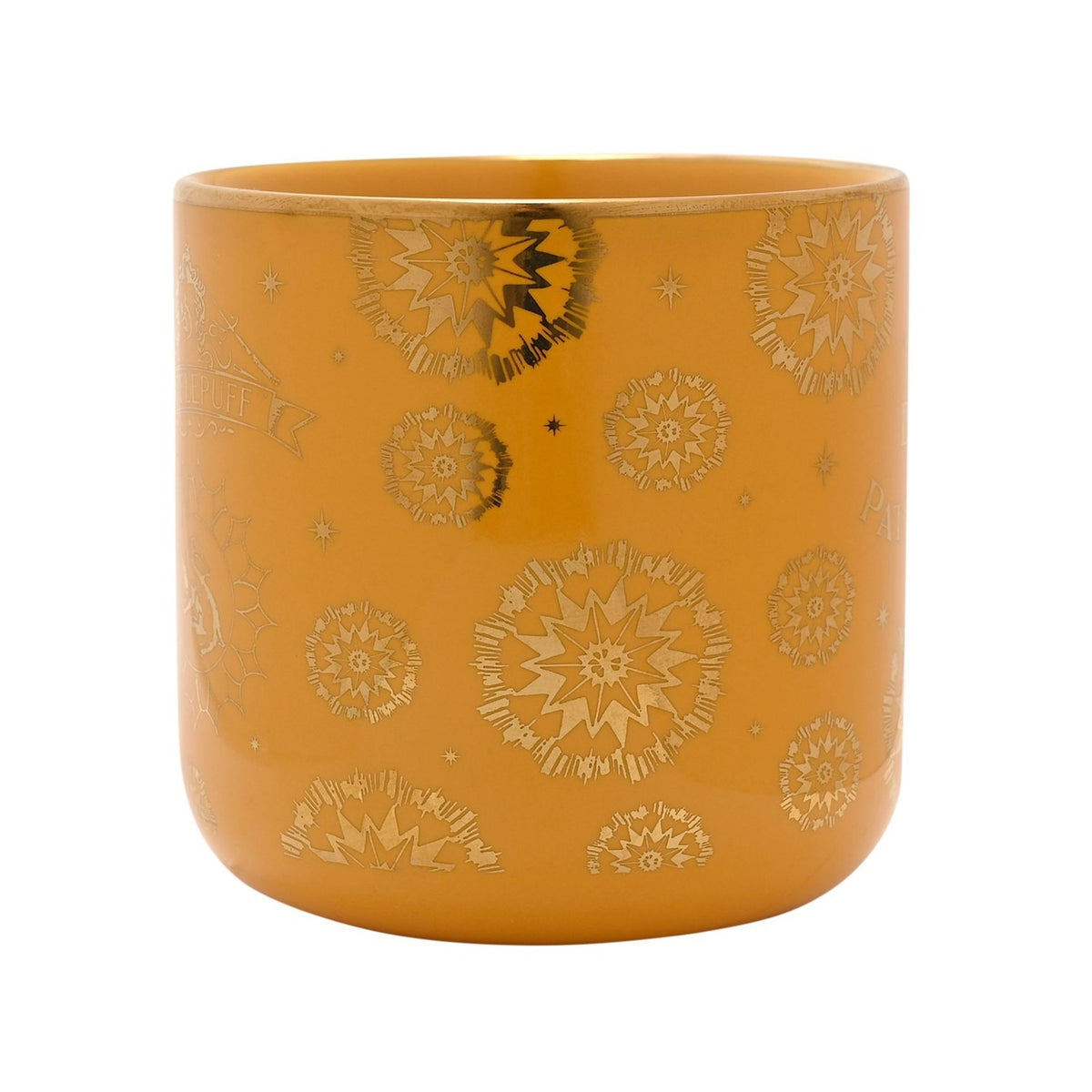 Harry Potter Ornate Hufflepuff House Mug - Yellow & Gold