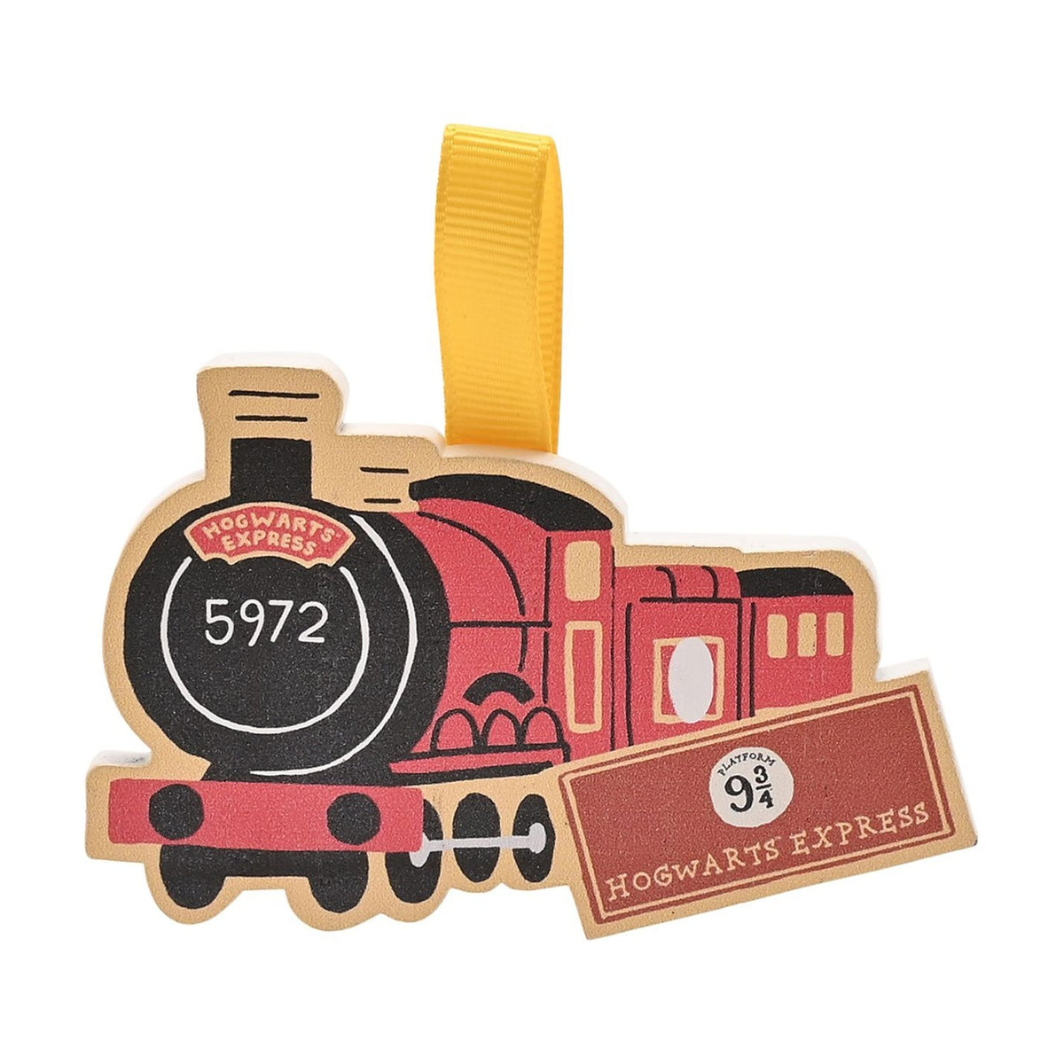 Harry Potter Hogwarts Express Wooden Mini Hanger Wall Art - Red