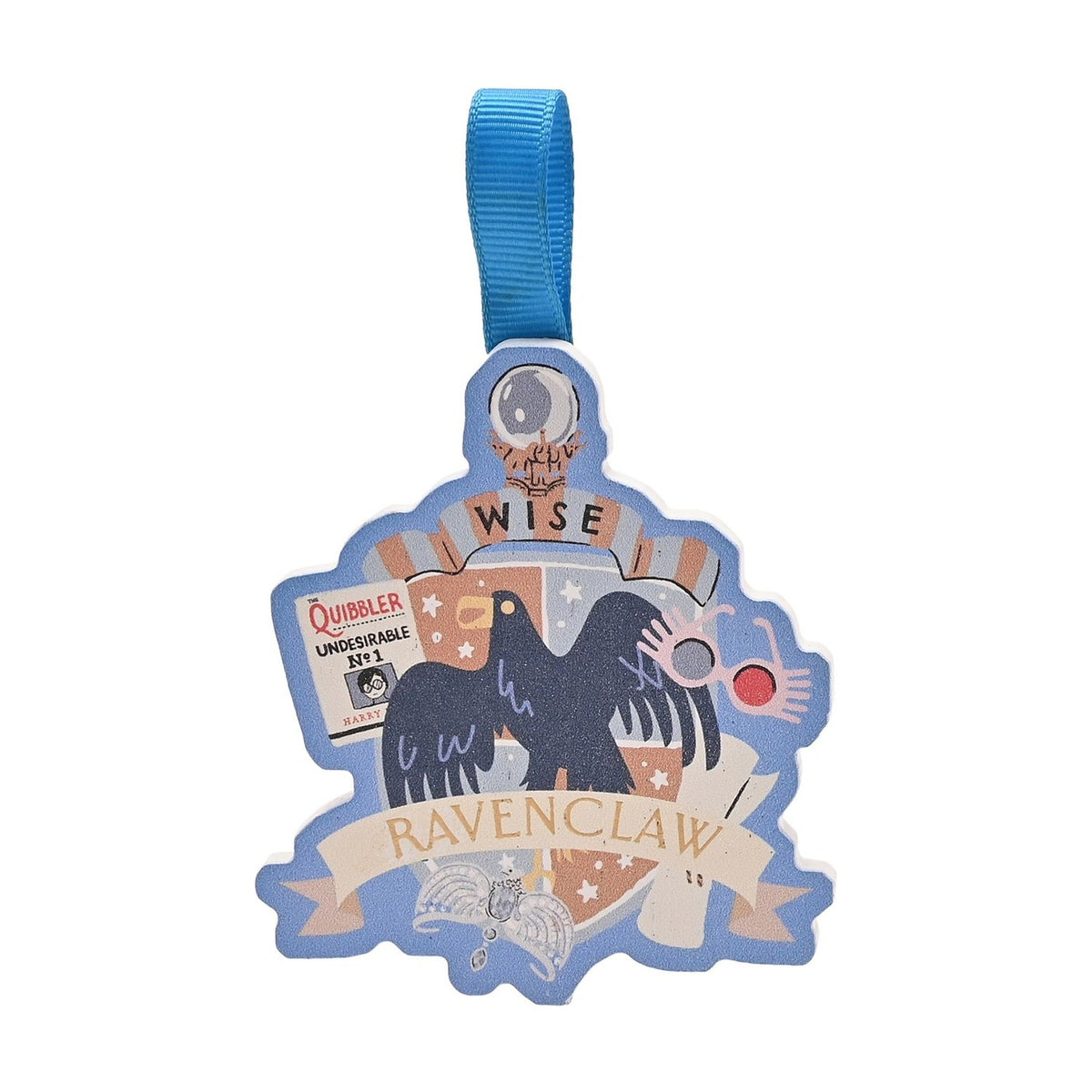 Harry Potter Ravenclaw Wooden Mini Hanger Wall Art - White & Blue