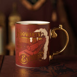 Harry Potter Hogwarts Express Porcelain Mug - Burgundy & Gold