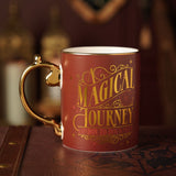 Harry Potter Hogwarts Express Porcelain Mug - Burgundy & Gold