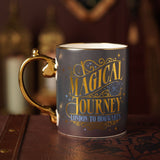 Harry Potter Platform 9¾ Porcelain Mug - Dark Blue & Gold