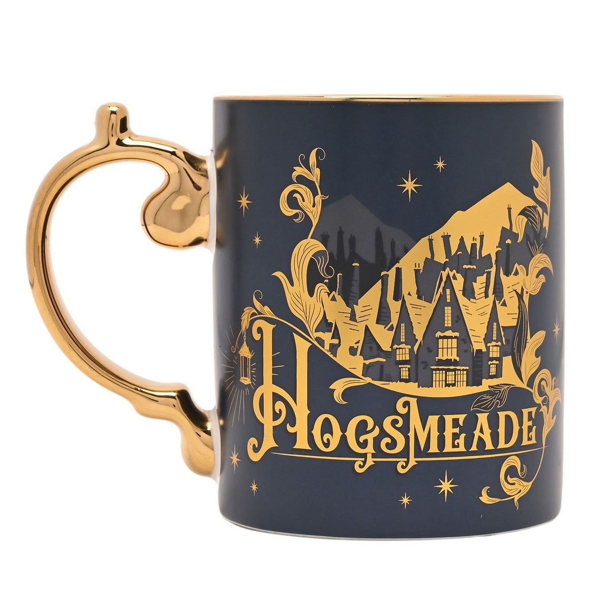 Harry Potter Hogsmeade Collectable Mug - Dark Blue & Gold