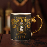 Harry Potter Borgin & Burkes Collectable Mug 340ml - Black & Gold