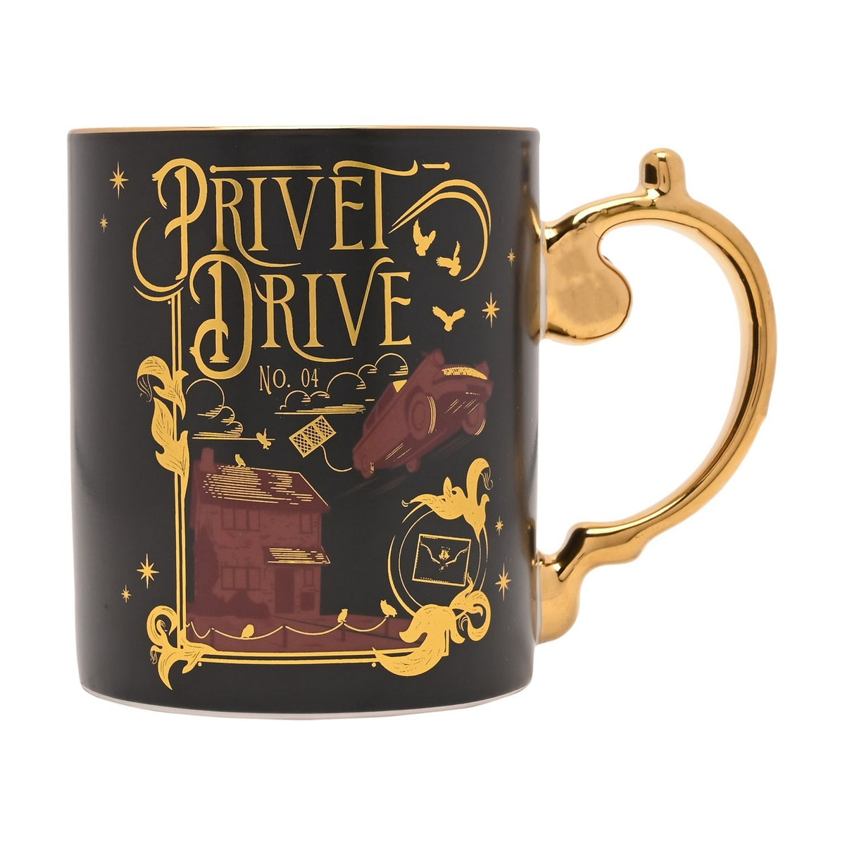 Harry Potter Privet Drive Collectable Mug 340ml - Black & Gold