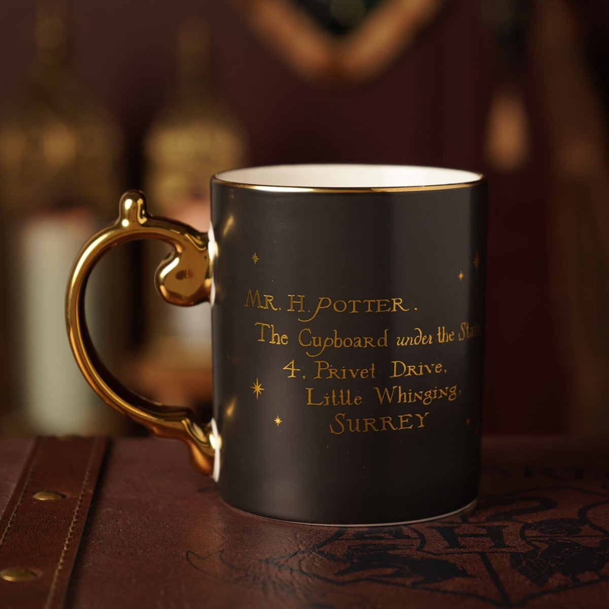 Harry Potter Privet Drive Collectable Mug 340ml - Black & Gold