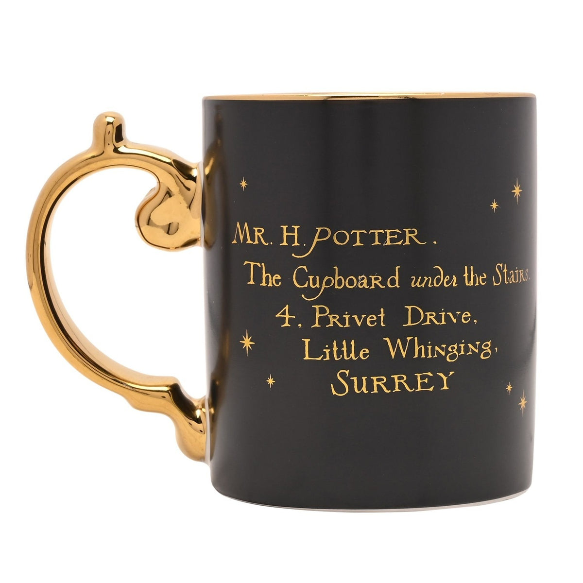 Harry Potter Privet Drive Collectable Mug 340ml - Black & Gold